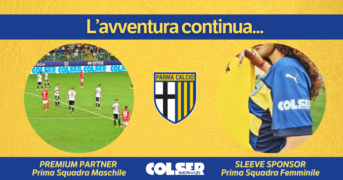 COLSER e Parma Calcio: una partnership che dura nel tempo